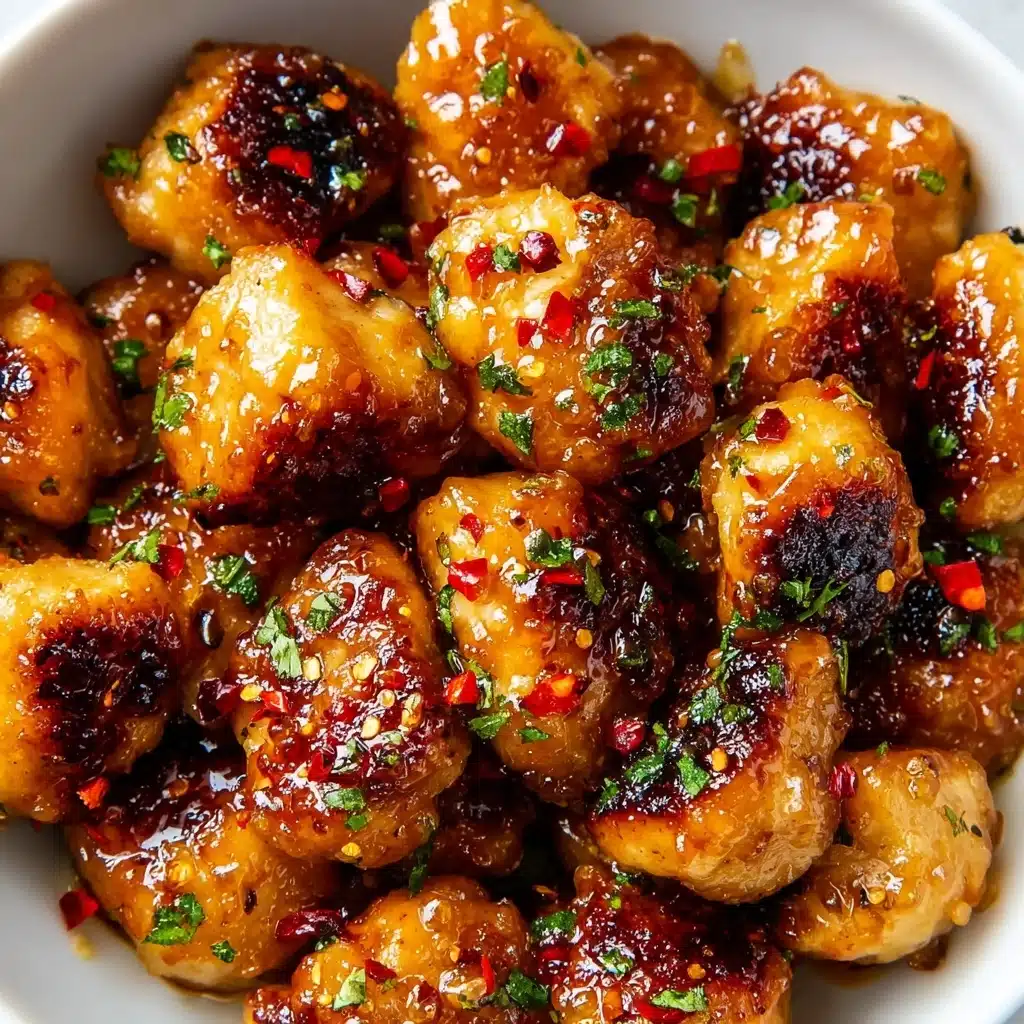 Easy Honey Garlic Chicken Bites Recipe