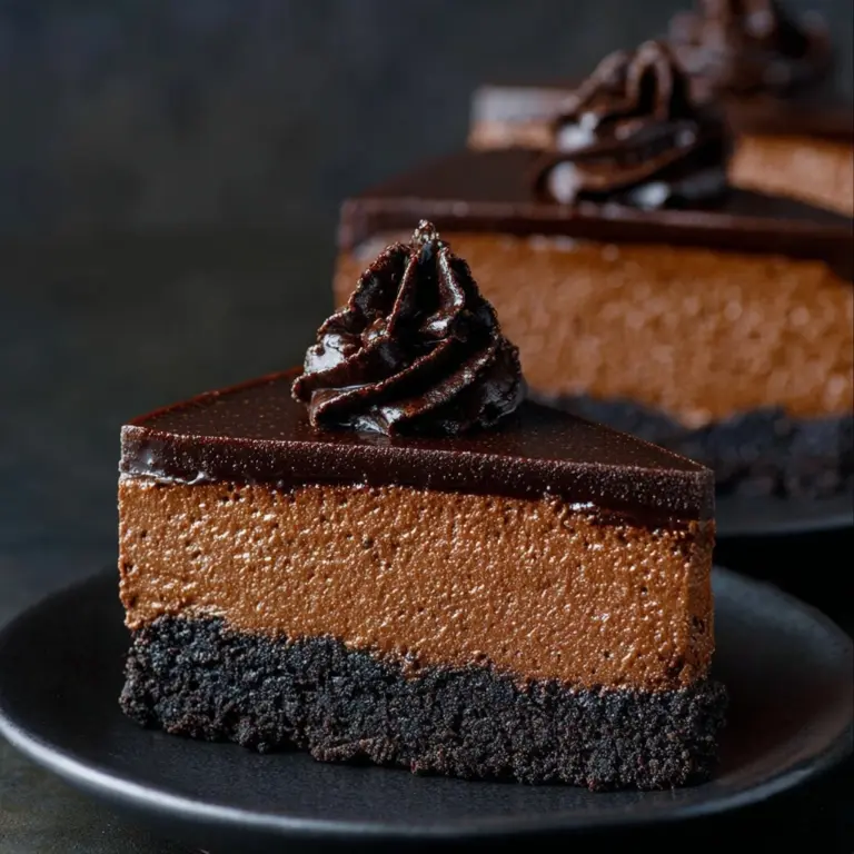 Chocolate Cheesecake Bars Recipe