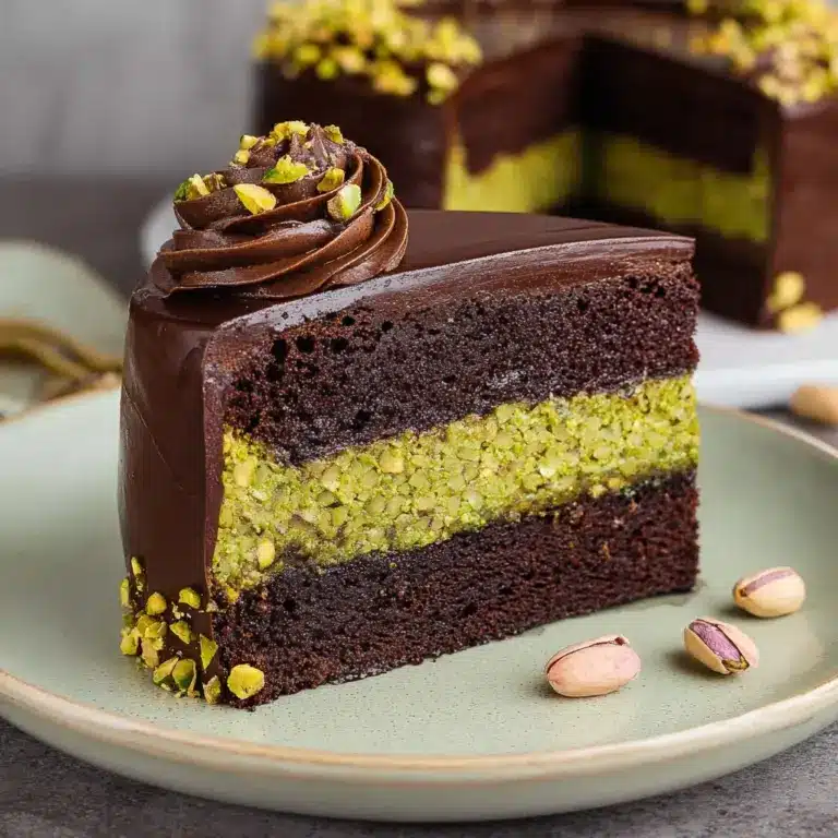 Dubai Chocolate Pistachio Cake Recipe