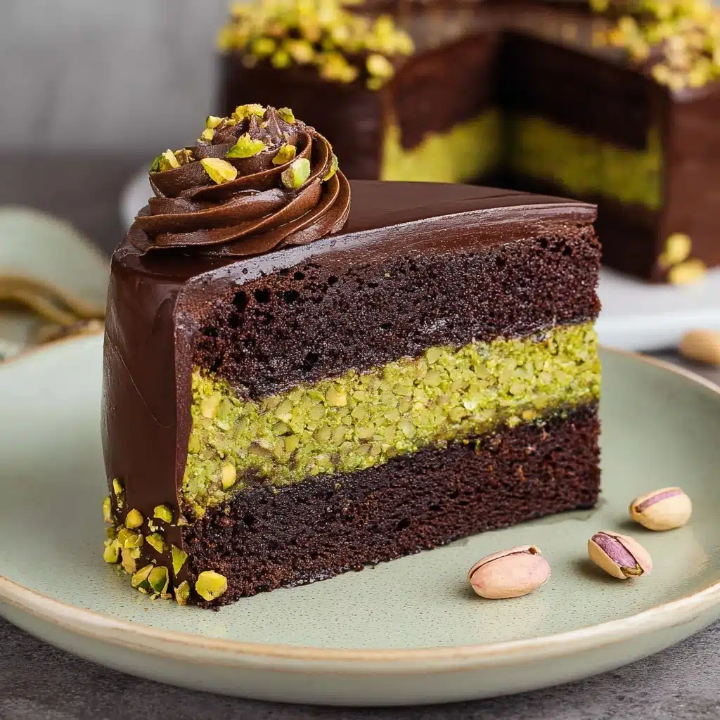 Dubai Chocolate Pistachio Cake Recipe