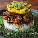 Hawaiian Huli Huli Chicken Stack Recipe