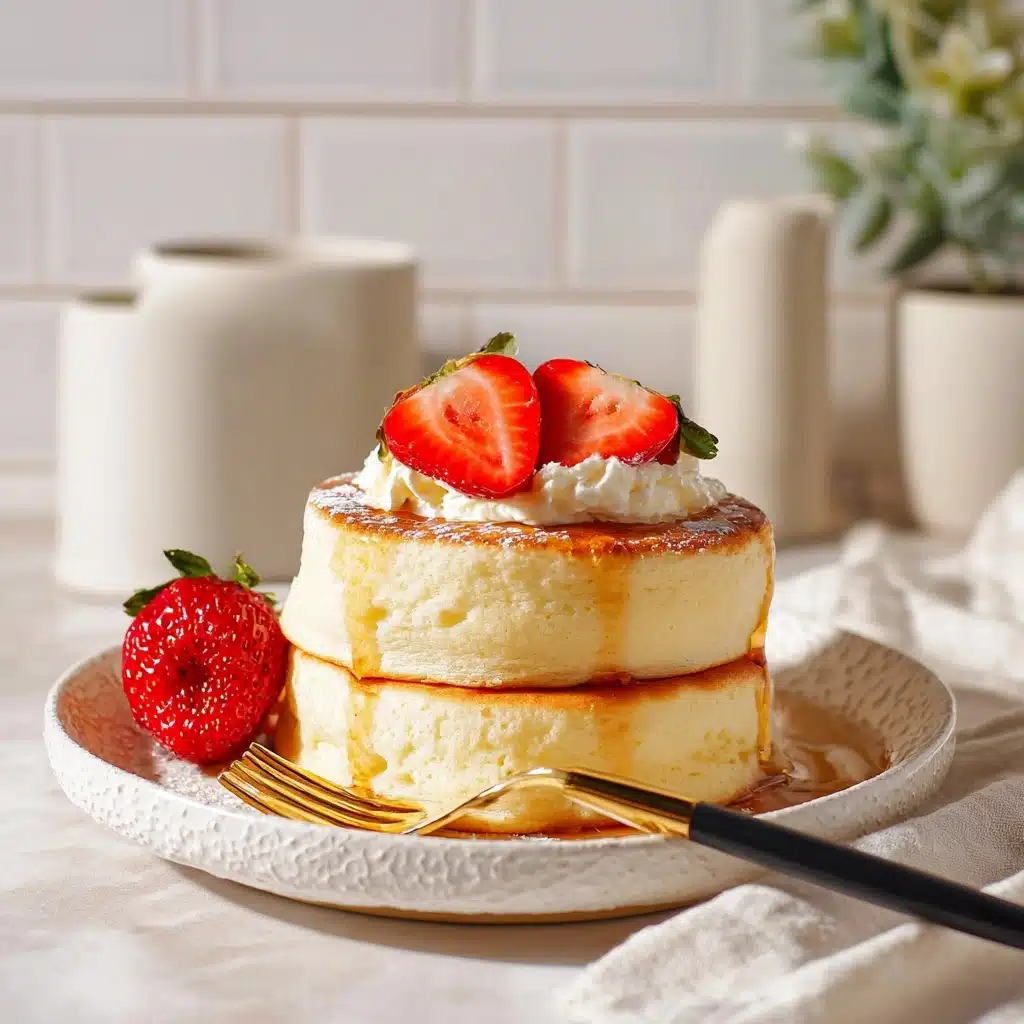 Fluffy Japanese Soufflé Pancakes Recipe