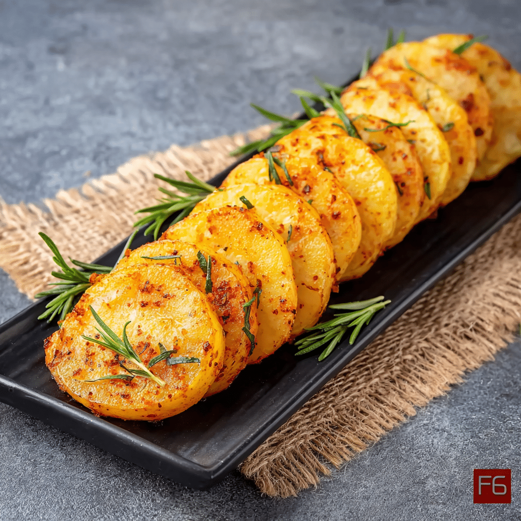 Air Fryer Sliced Potatoes Recipe - Recipe Image