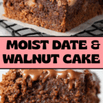 Healthy Date and Walnut Cake Recipe