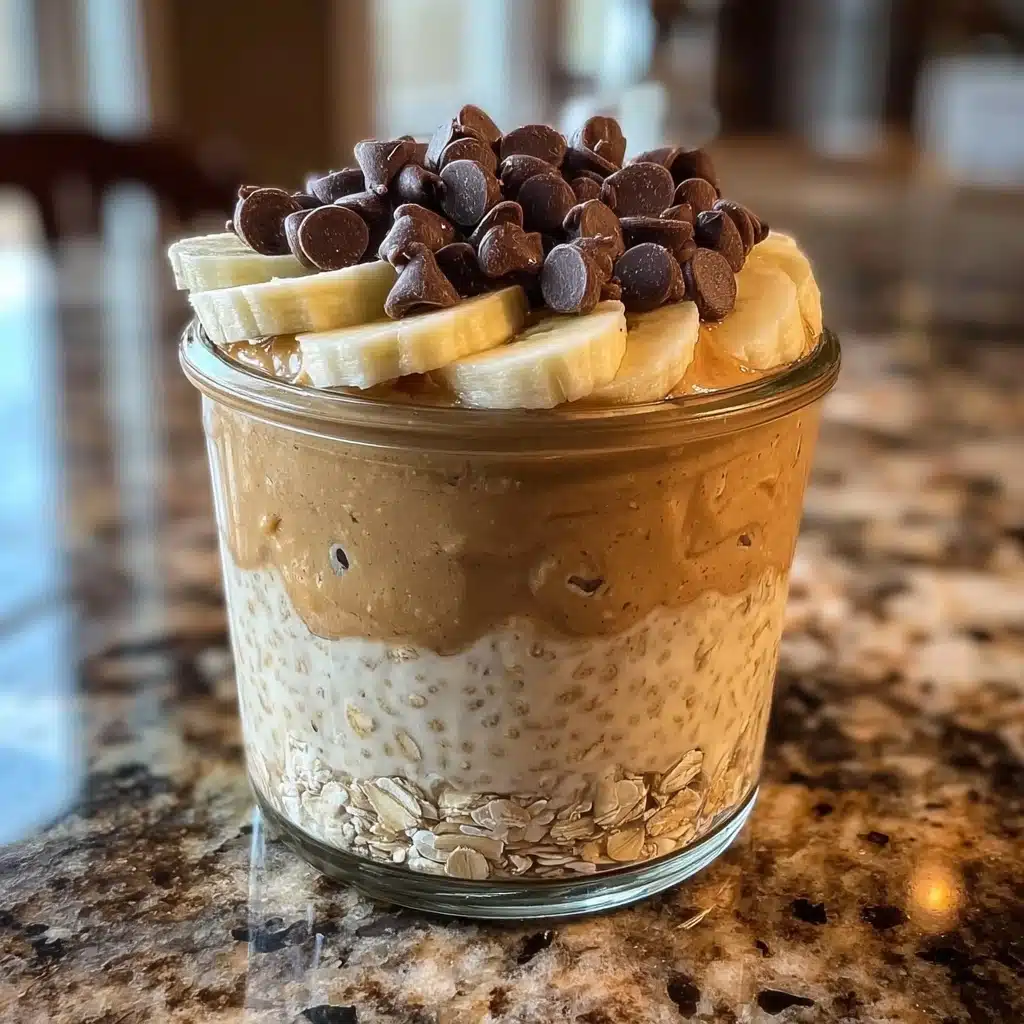 High-Protein Peanut Butter Overnight Oats Recipe - Recipe Image