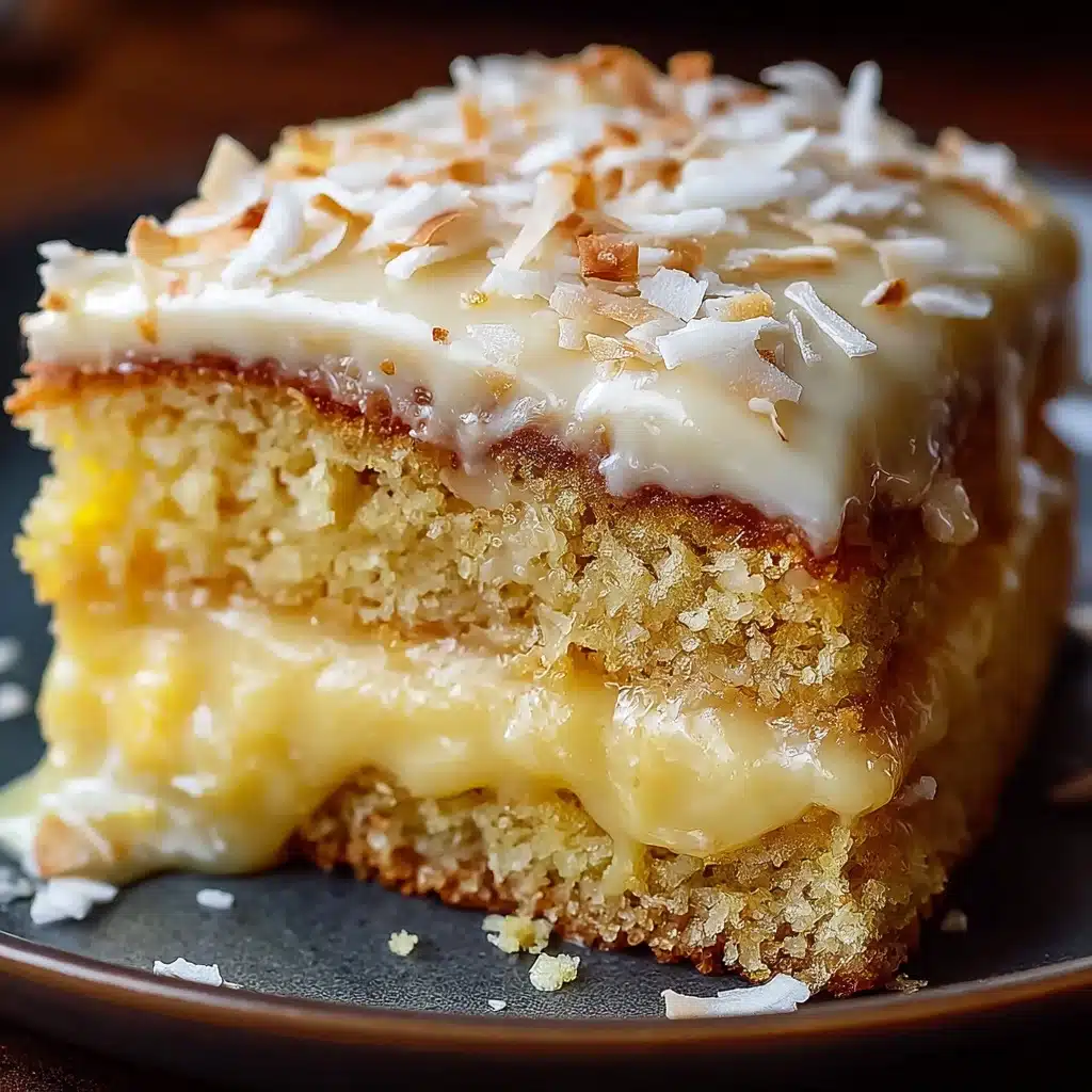 Pineapple Coconut God Bless America Cake Recipe - Recipe Image