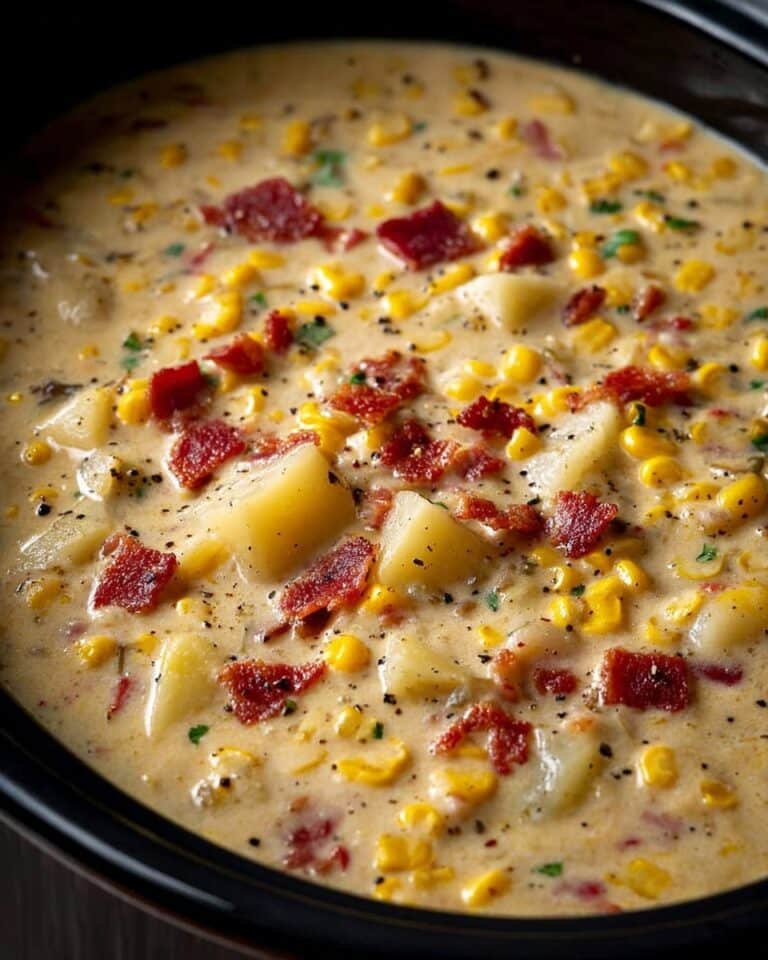 Slow Cooker Amish Corn Chowder Recipe