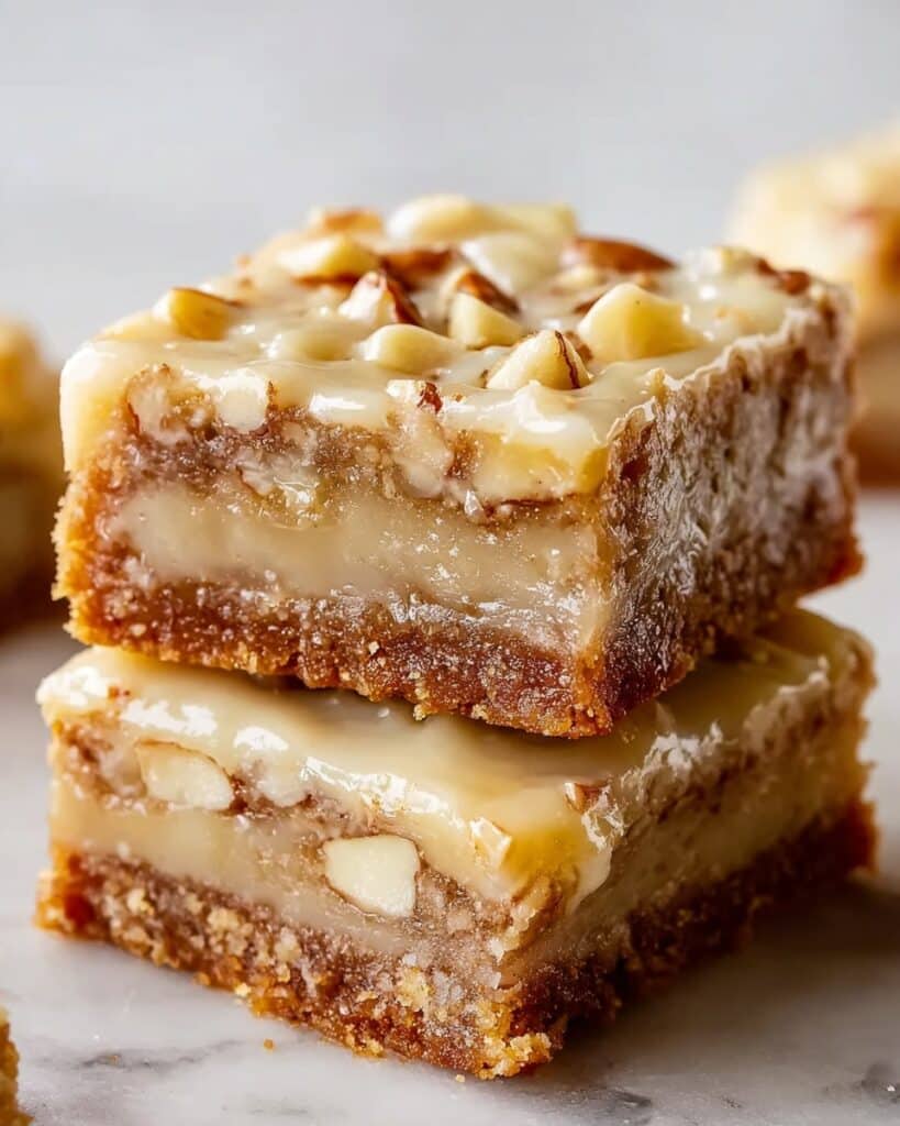 Irresistible Maple Glazed Apple Blondies Recipe