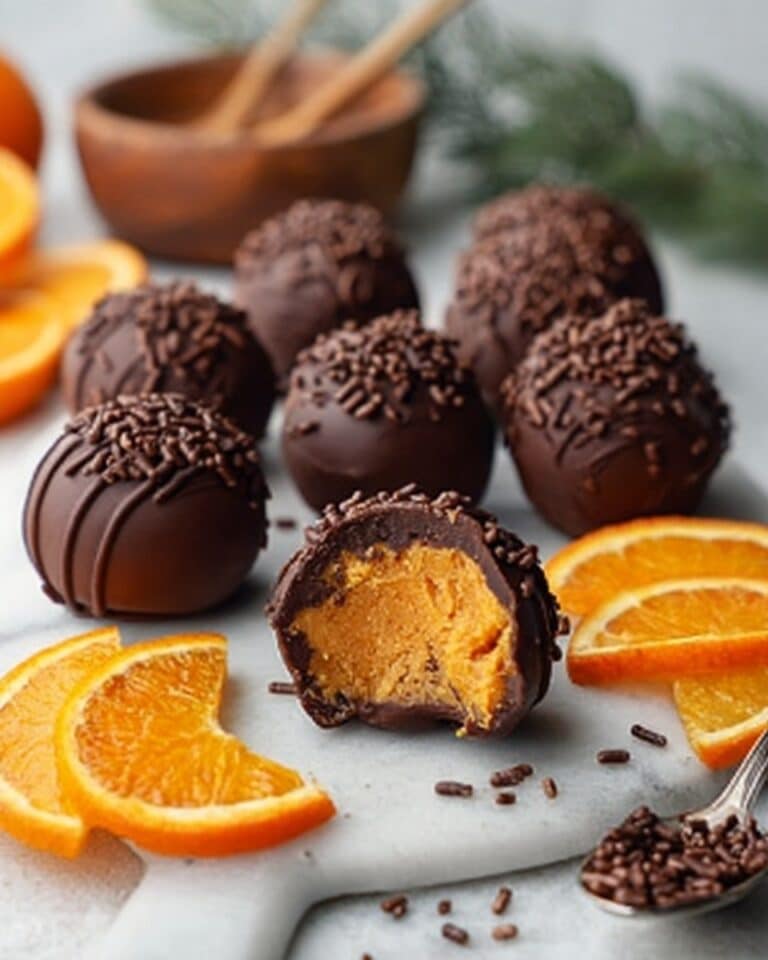 Juicy Orange Chocolate Christmas Truffles Recipe