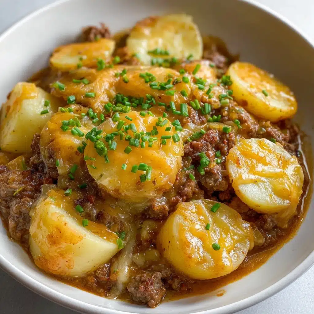 Crockpot Hamburger Potato Casserole Recipe - Recipe Image