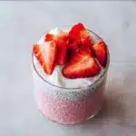 Strawberry Cheesecake Chia Seed Pudding Recipe