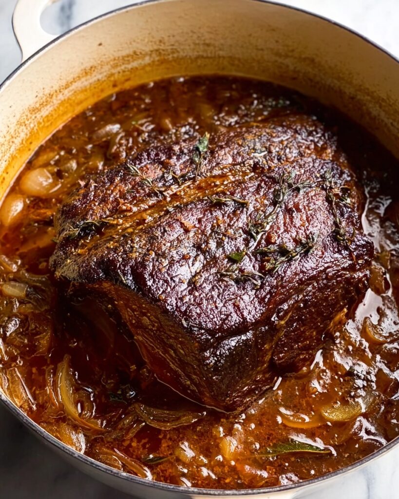 Comforting French Onion Pot Roast Recipe
