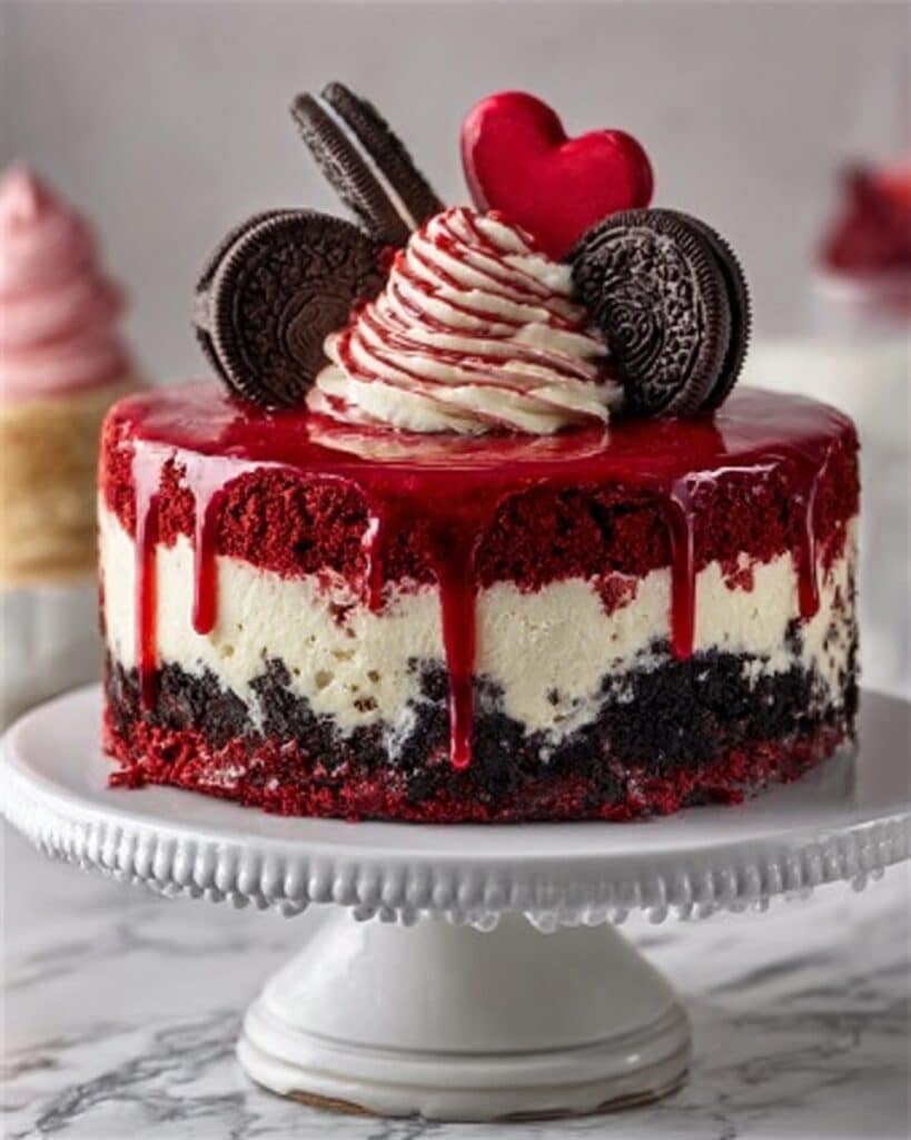 Red Velvet Oreo Cheesecake Recipe