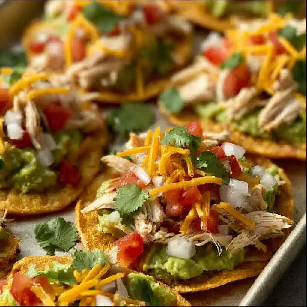 Mexican Rotisserie Chicken Tostadas Recipe