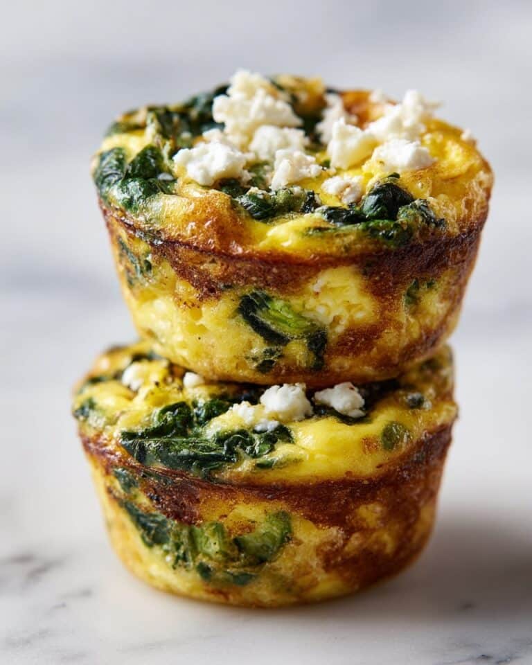 Egg Muffins with Spinach and Feta Recipe