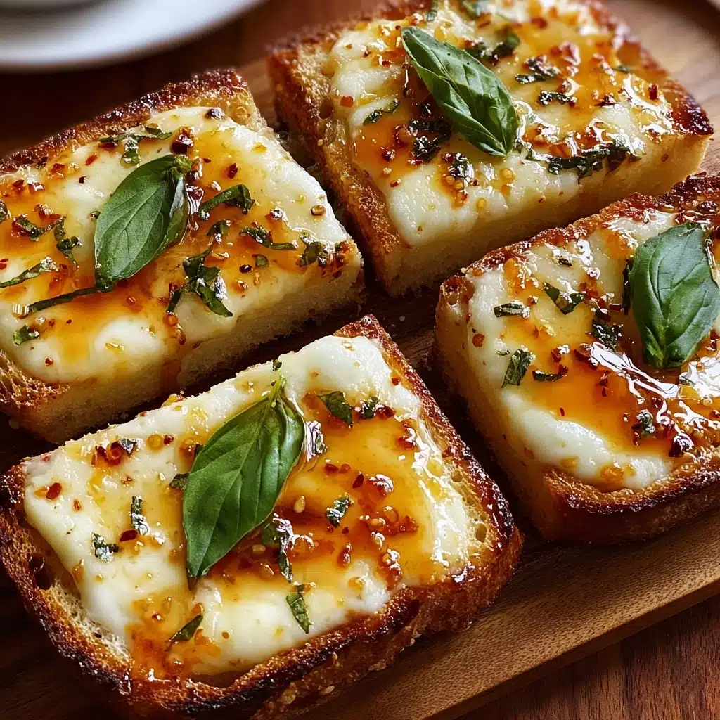 Hot Honey Garlic Bread Pizza Recipe