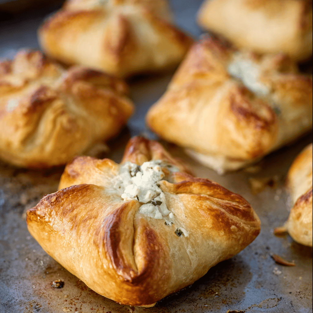 Chicken Cream Cheese Croissants Recipe