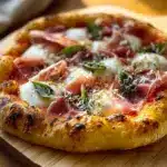 White Pizza with Prosciutto & Hot Honey Recipe