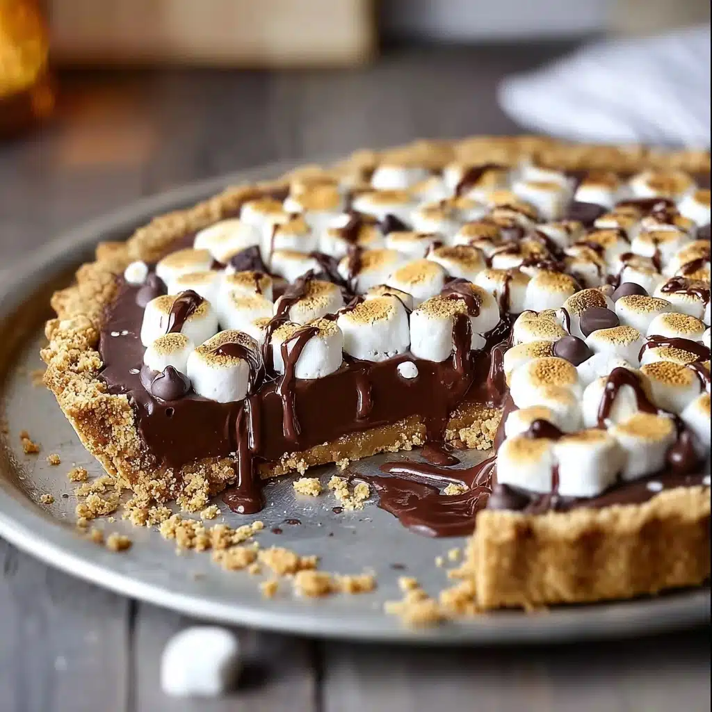 Sweet S’mores Pizza Recipe - Recipe Image