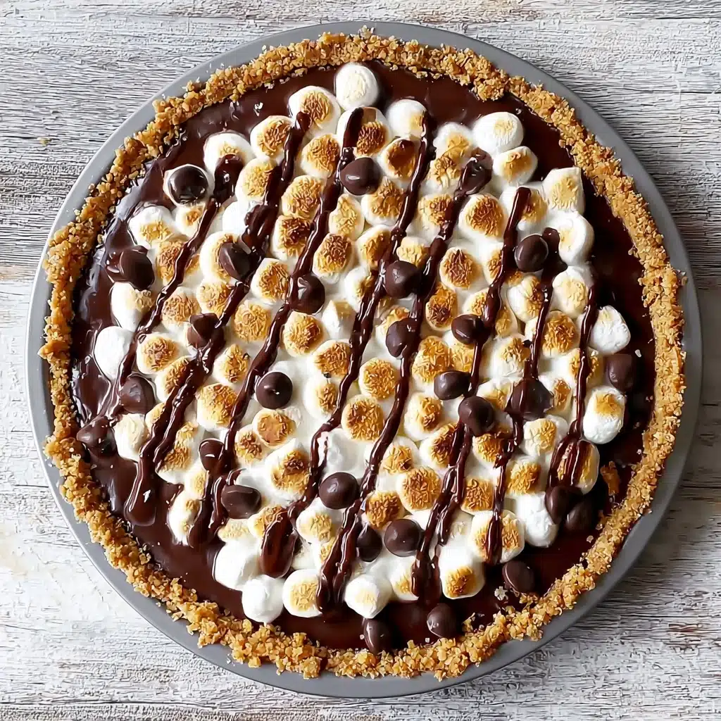 Sweet S’mores Pizza Recipe - Recipe Image