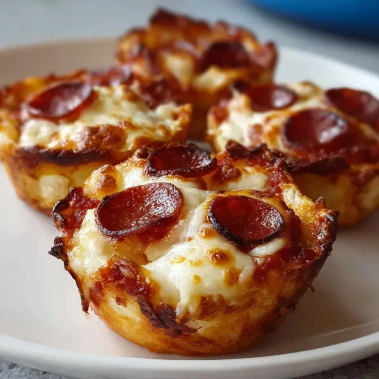 Mini Deep Dish Crescent Roll Pizzas in 25 Minutes Recipe