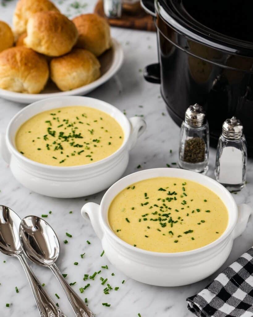 Slow Cooker Potato Leek Soup Recipe