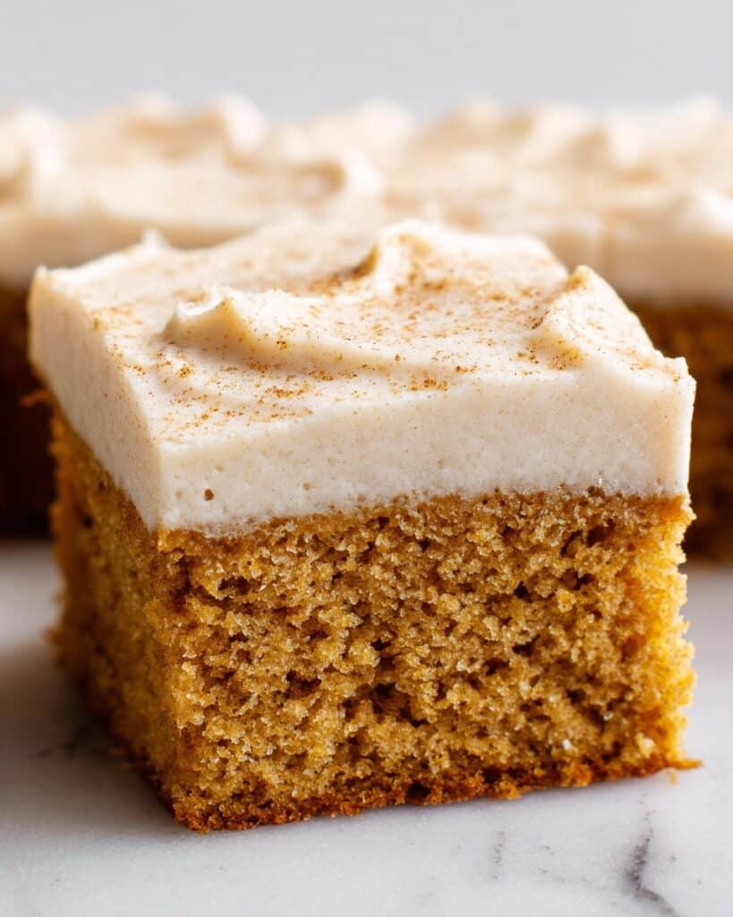 Pumpkin Bars with Brown Sugar Frosting Recipe