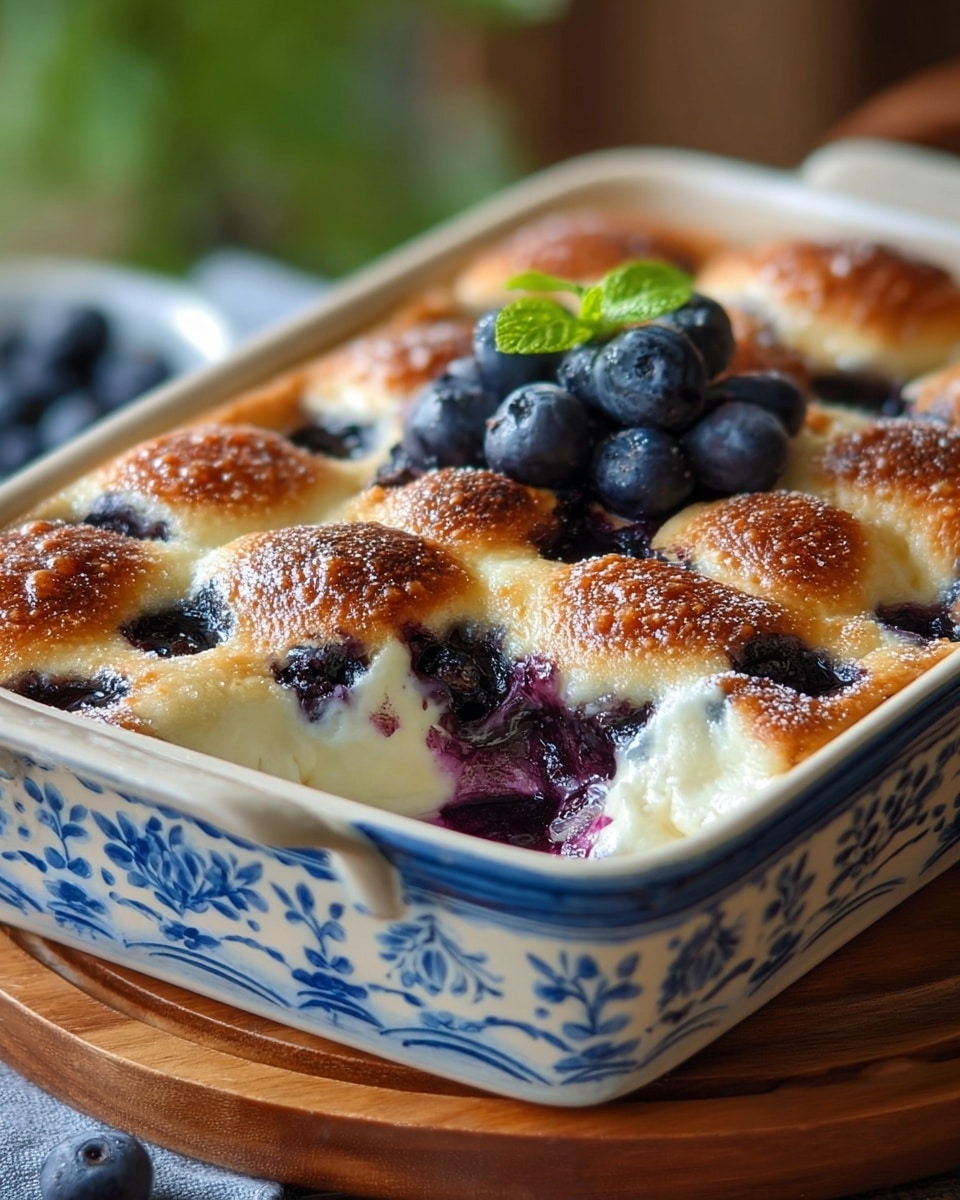 Blueberry Buttermilk Pancake Casserole Recipe