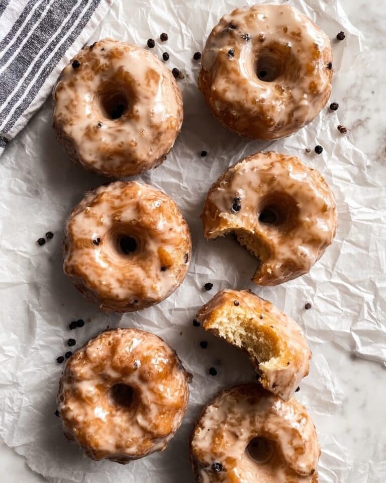 Blueberry Cake Donuts Recipe