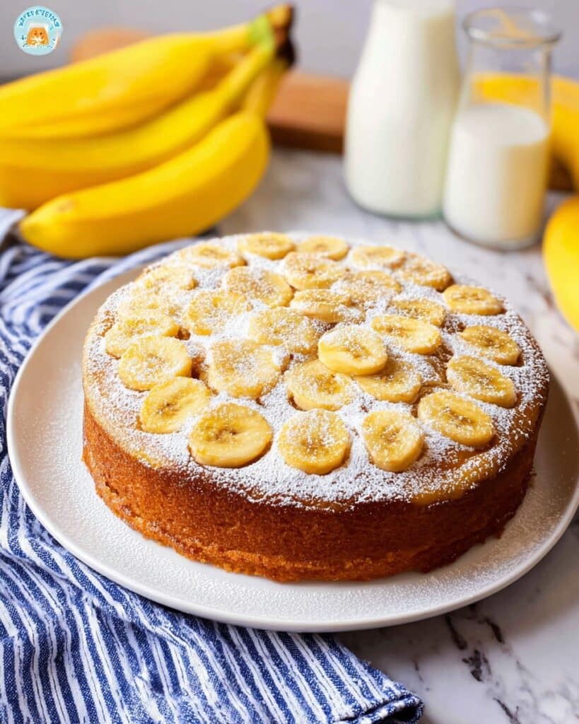 Banana Upside Down Cake Recipe