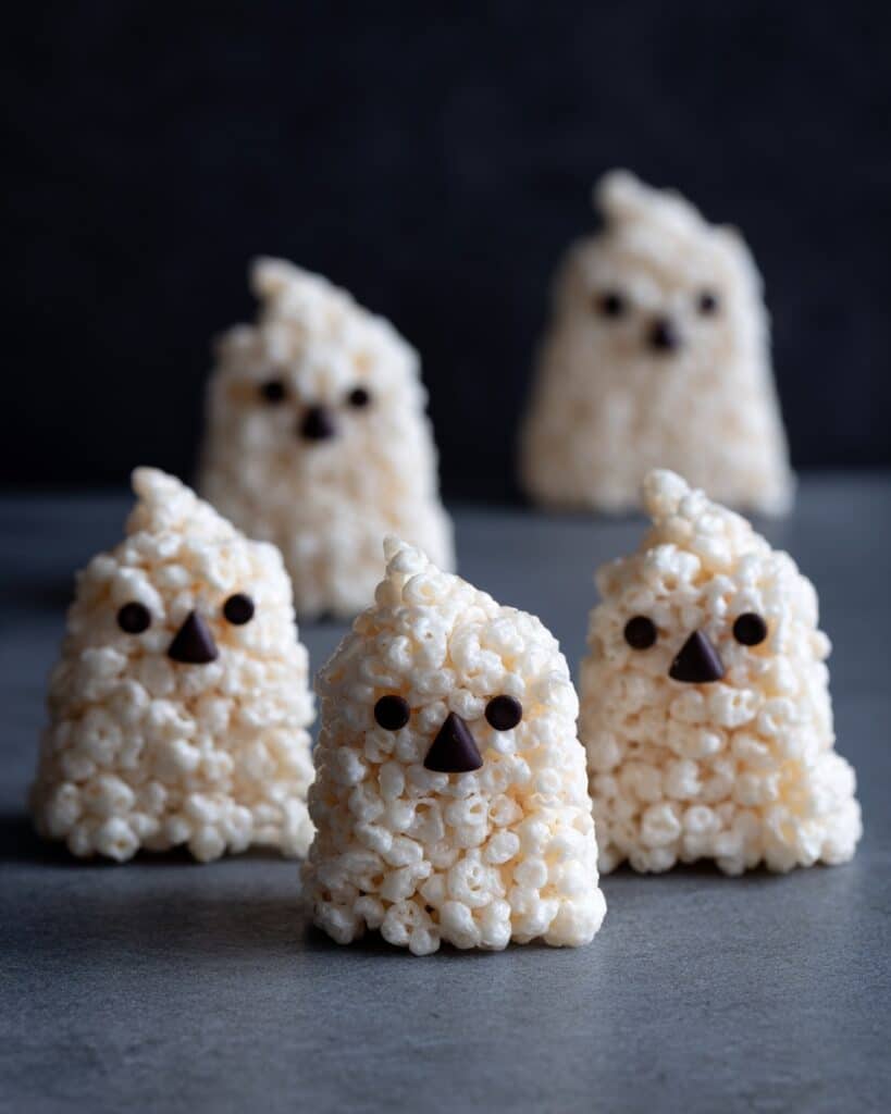 Rice Krispie Treat Ghosts Recipe