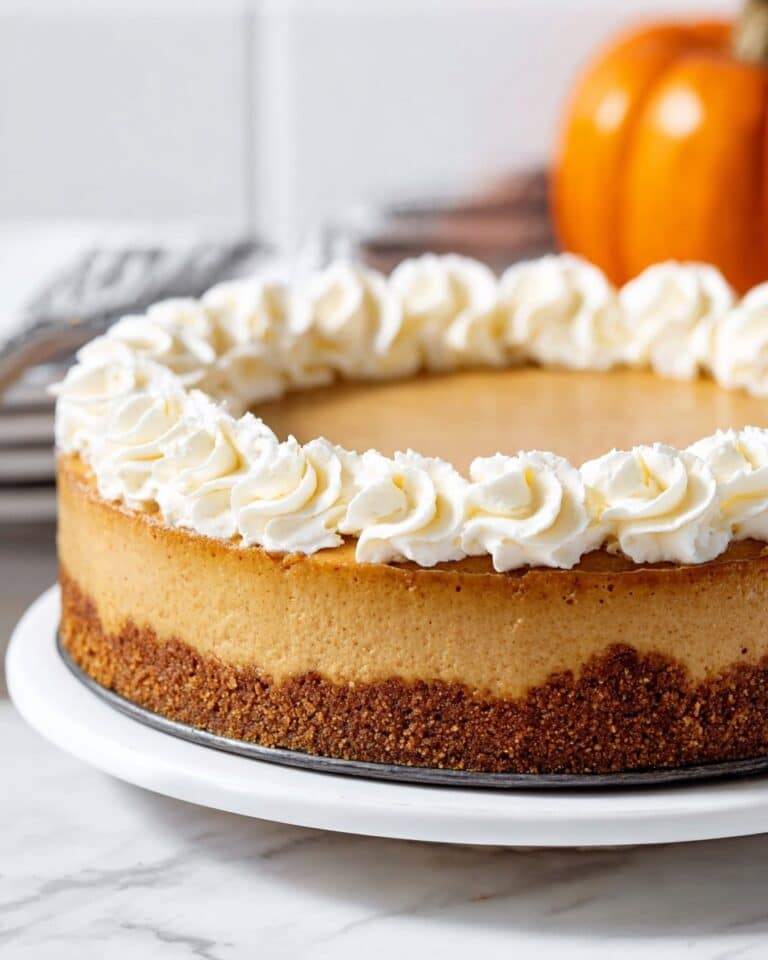 No-Bake Pumpkin Cheesecake Recipe
