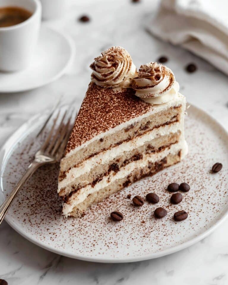 The BEST Tiramisu Cake with Mascarpone Frosting Recipe