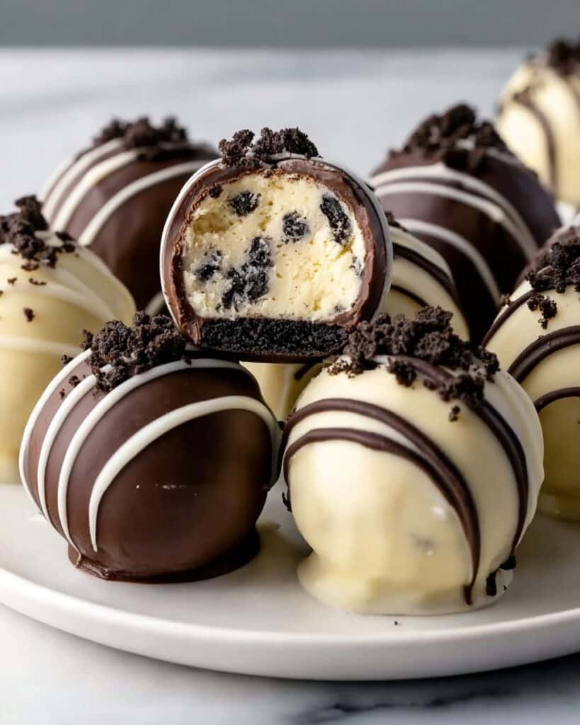 No-Bake Cookies and Cream Cheesecake Balls Recipe