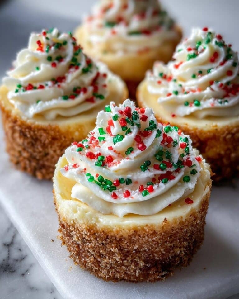 Mini Christmas Cheesecakes Recipe