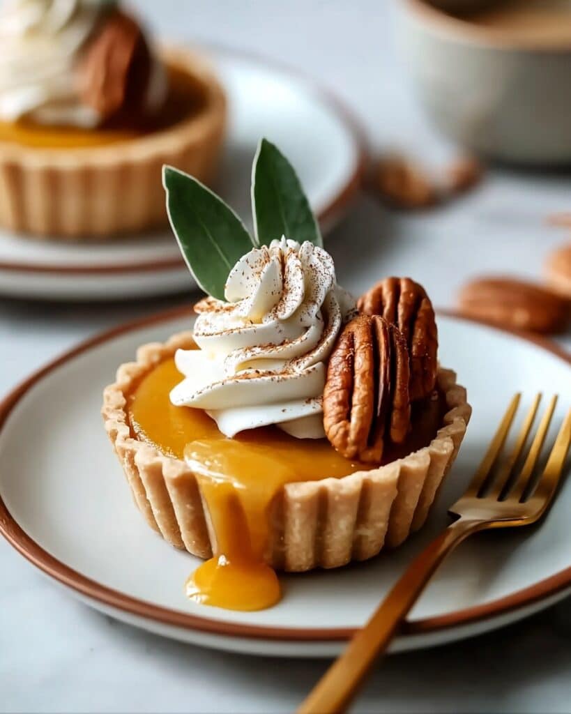Pumpkin Spice Caramel Tarts Recipe