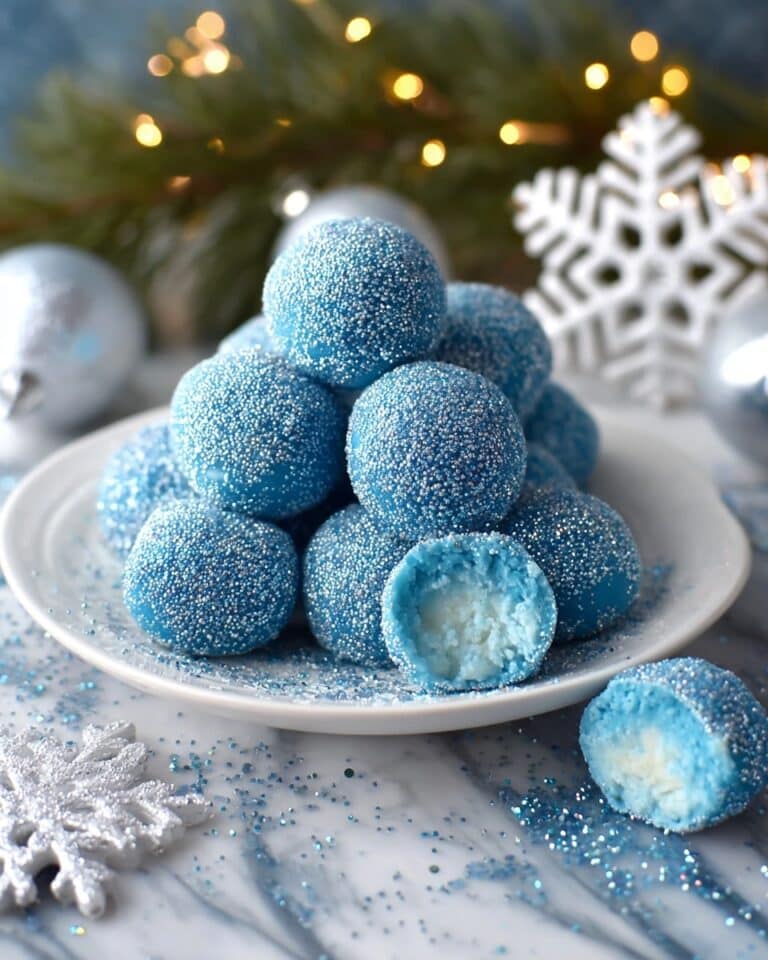 Blue Christmas Truffles Recipe