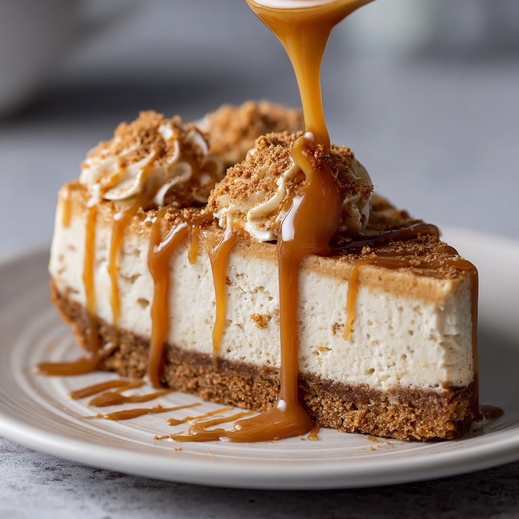 Salted Caramel Apple Pie Cheesecake Recipe - Recipe Image