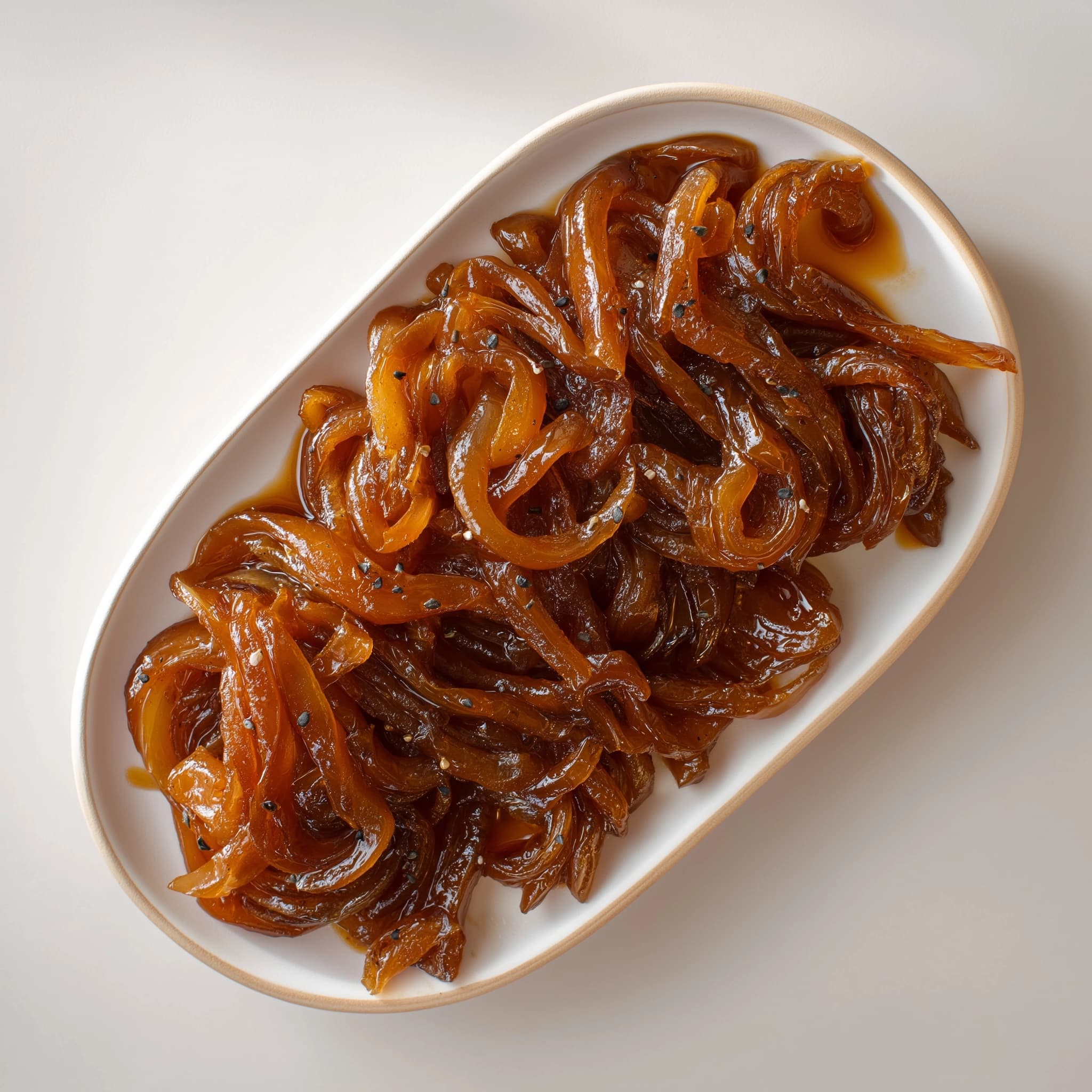Caramelized Onion Pasta with Chili Oil Recipe - Recipe Image