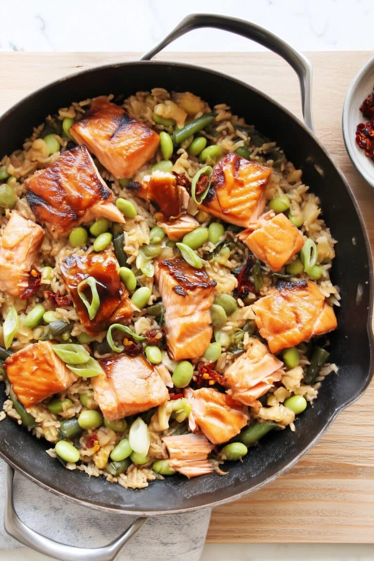 One-Pan Bold Honey BBQ Chicken Rice Recipe