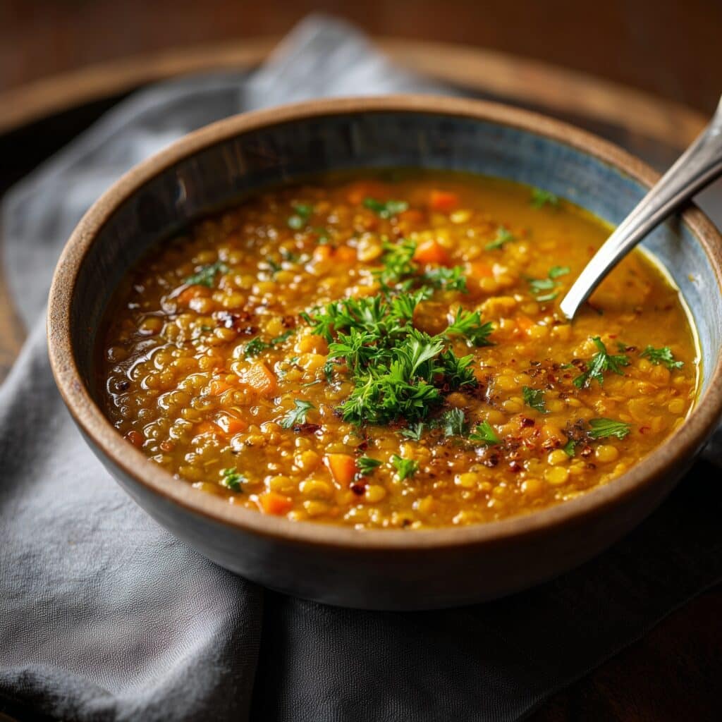 Greek Lentil Soup (Fakes) Recipe
