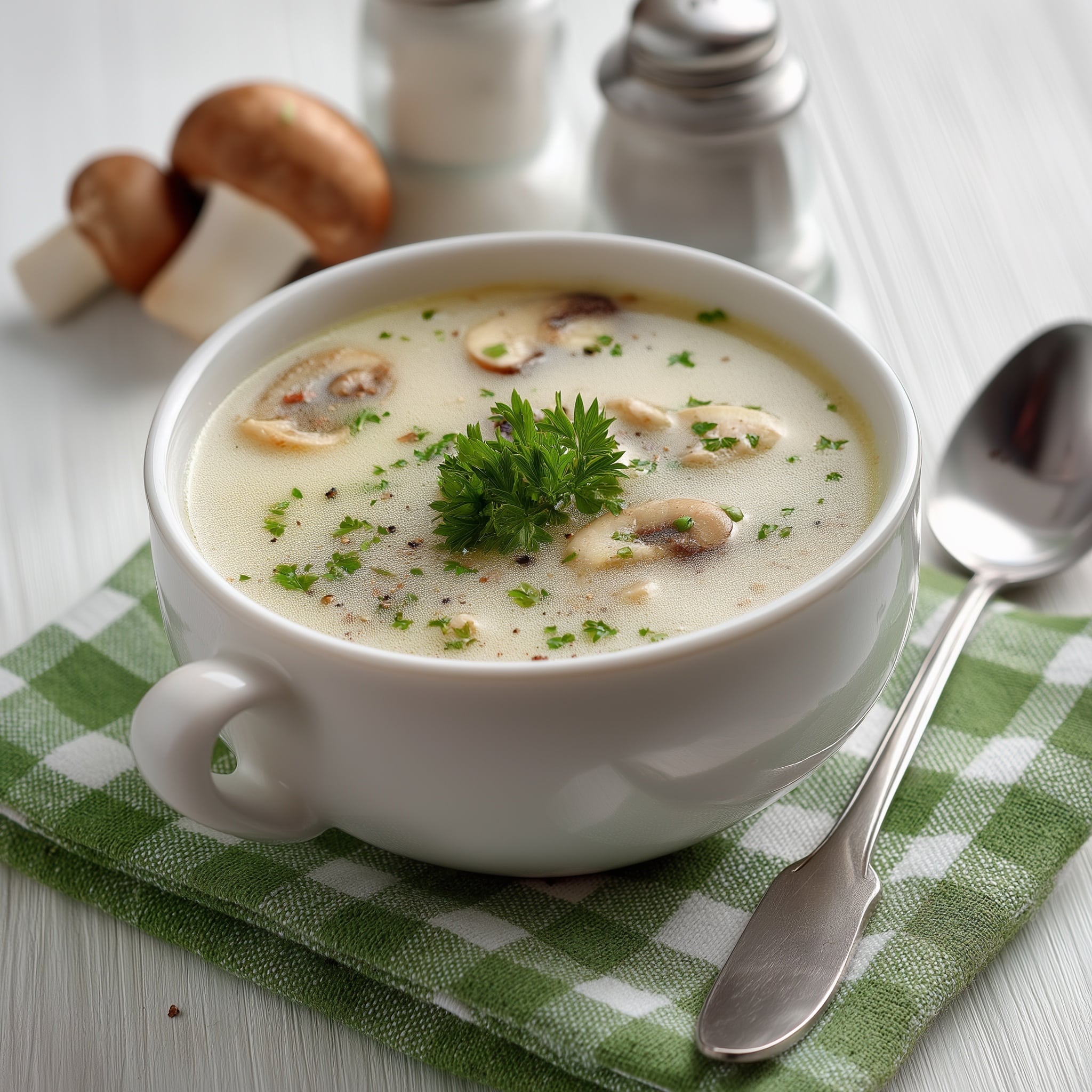 Garlic Parmesan Chicken Soup Recipe - Recipe Image