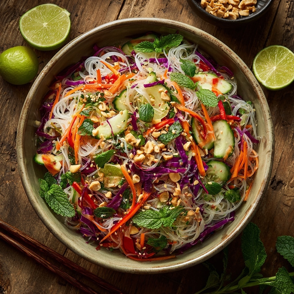 Vietnamese Salad Bowl - Bún Gà Nướng Recipe - Recipe Image