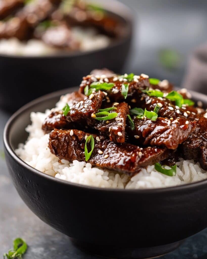 Korean BBQ Steak Rice Bowls Recipe