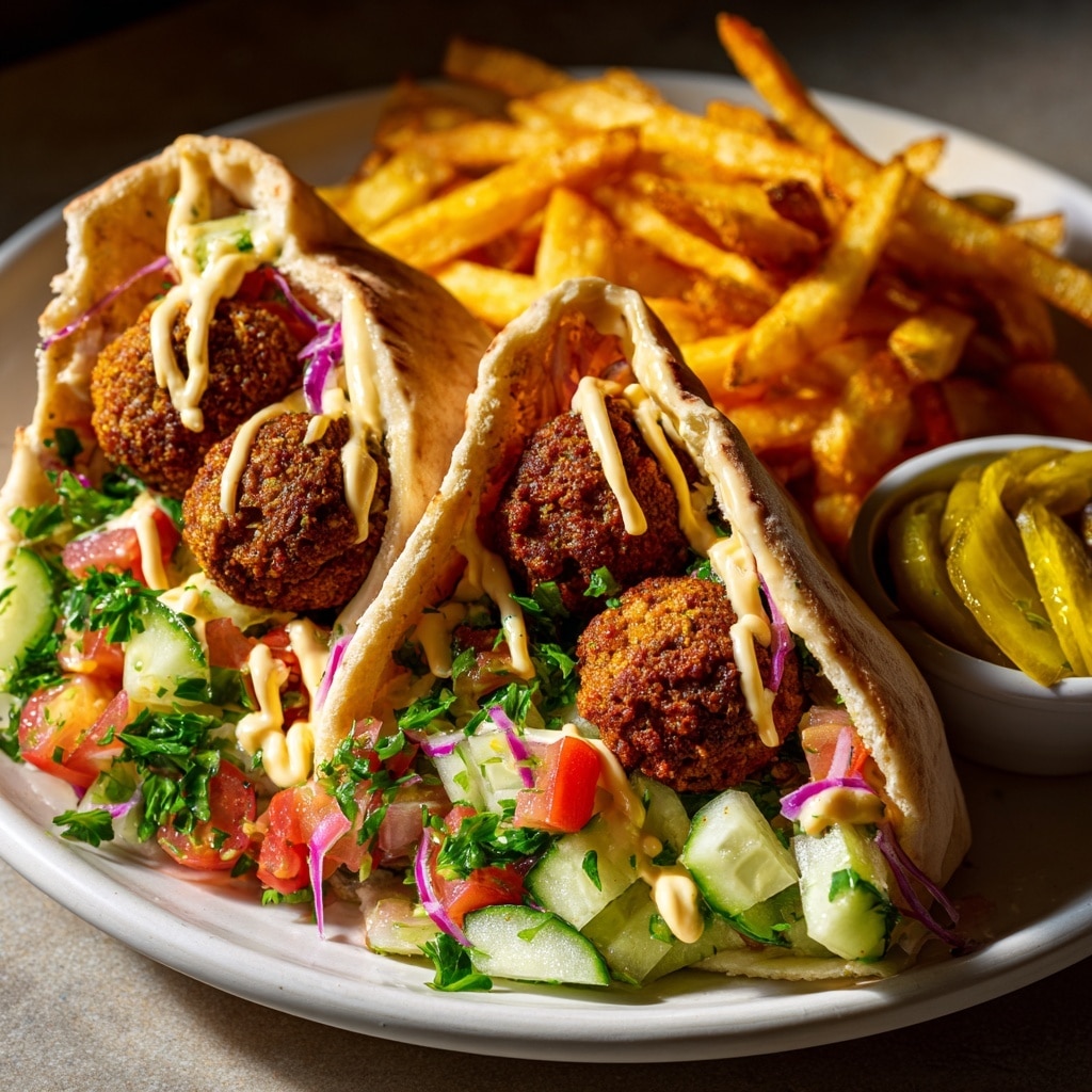 Lamb & Chickpea Fritter Wraps Recipe - Recipe Image