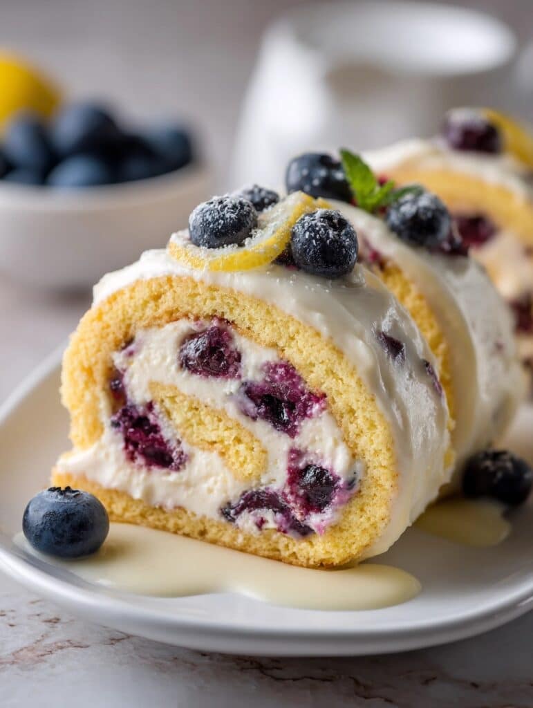 Lemon Blueberry Sweet Rolls Recipe