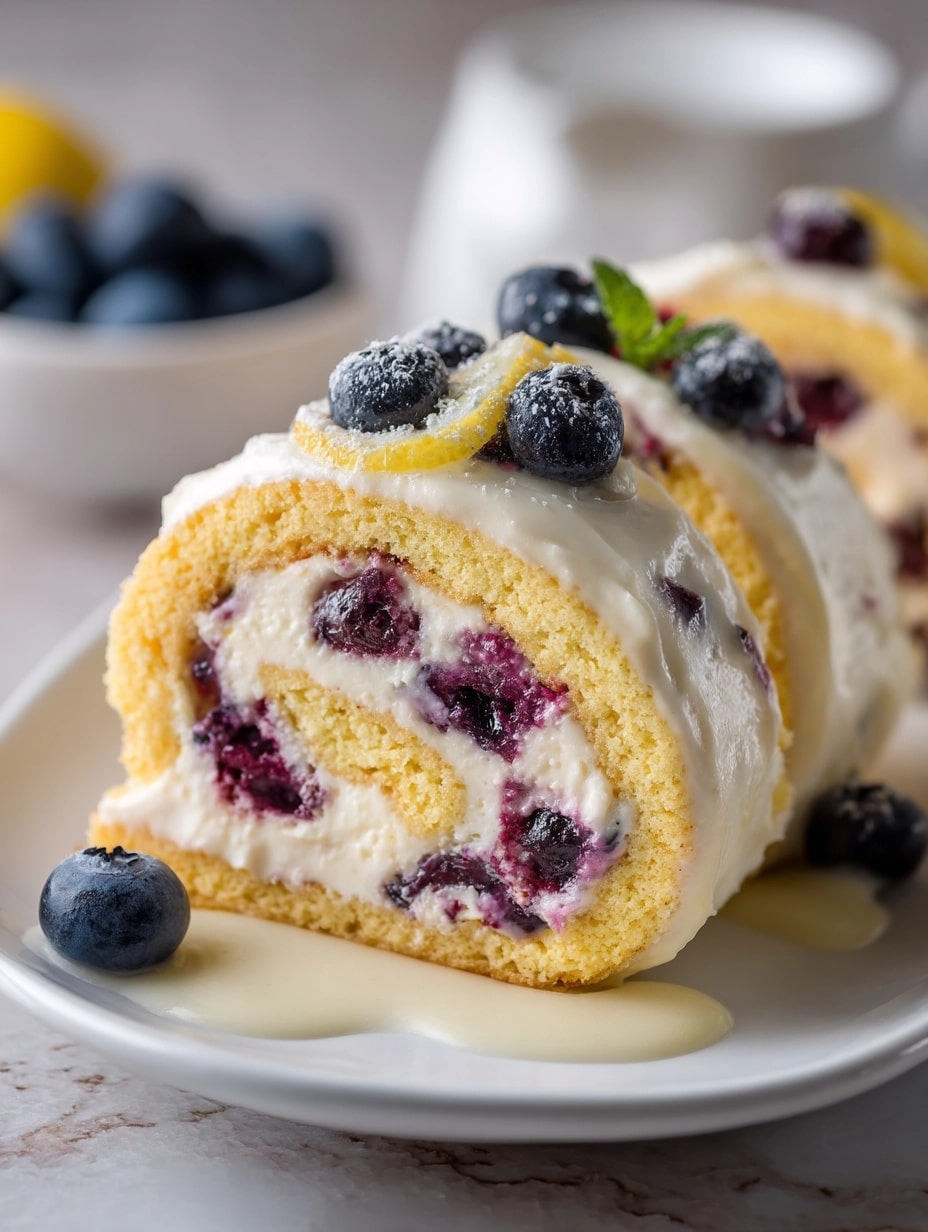 Lemon Blueberry Sweet Rolls Recipe