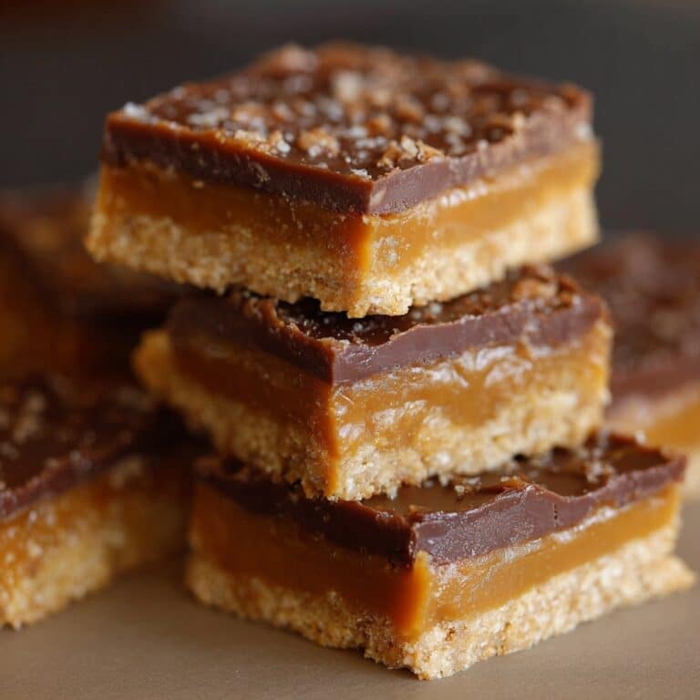 Caramel Chocolate Crunch Bars Recipe