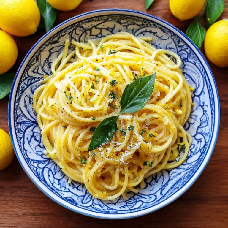 20 Minutes Creamy Lemon Pasta Recipe