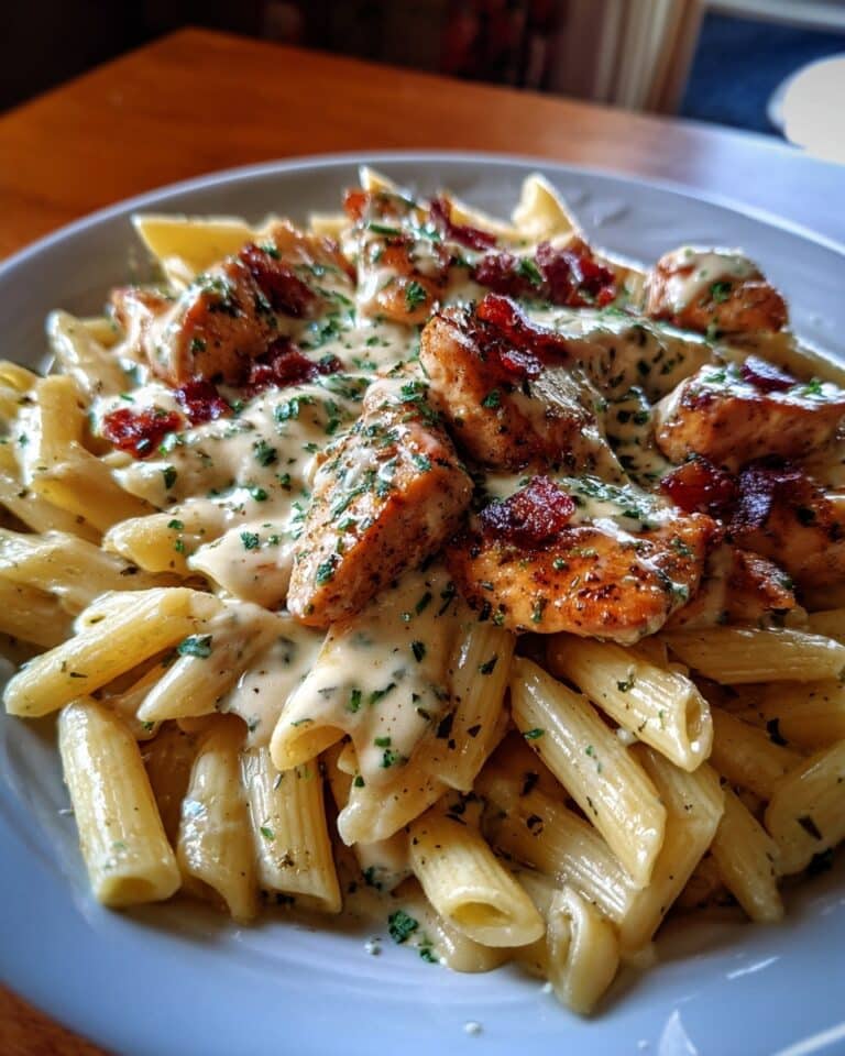 Creamy Crack Chicken Penne Recipe